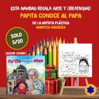 Papita conoce al Papa